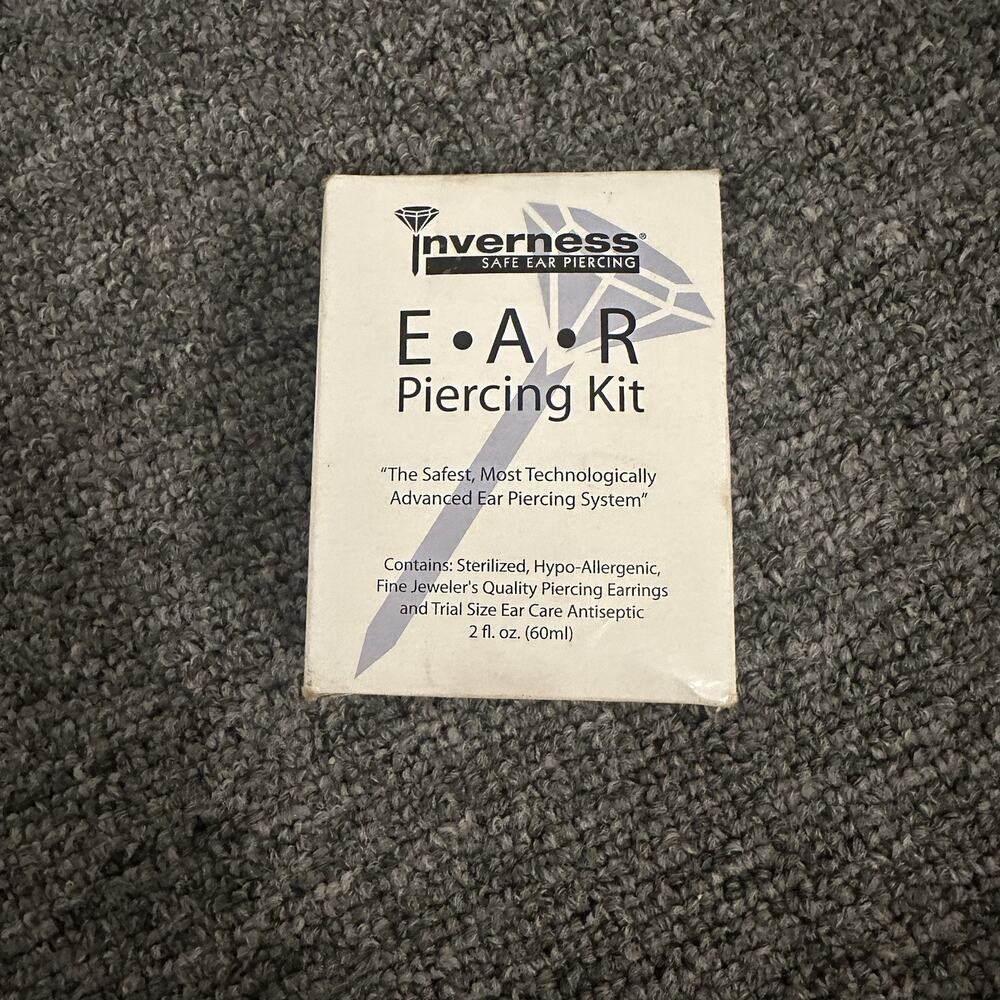 Inverness Ear Piercing Kit 14K 3MM Crystal BEZ